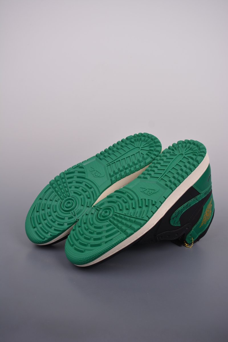Air Jordan 1 Retro Golf 'Black / Green' view