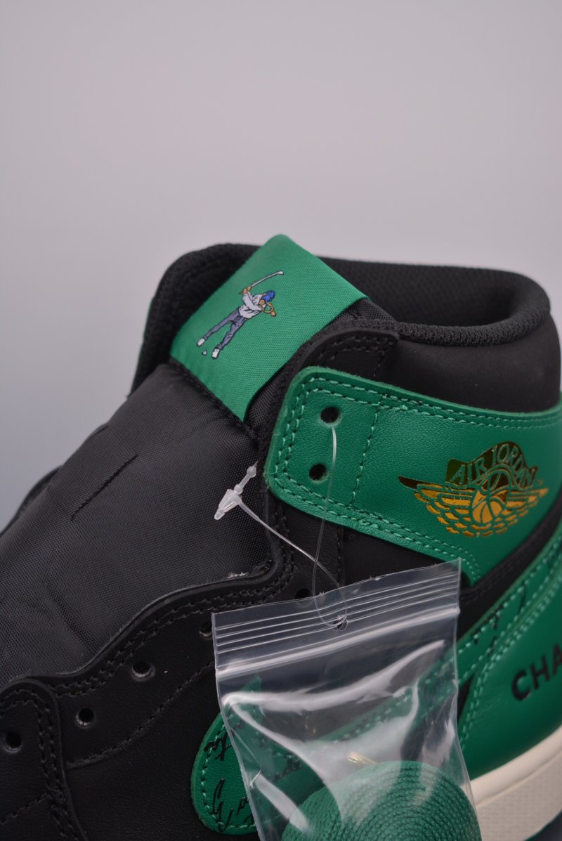 Air Jordan 1 Retro Golf 'Black / Green' view