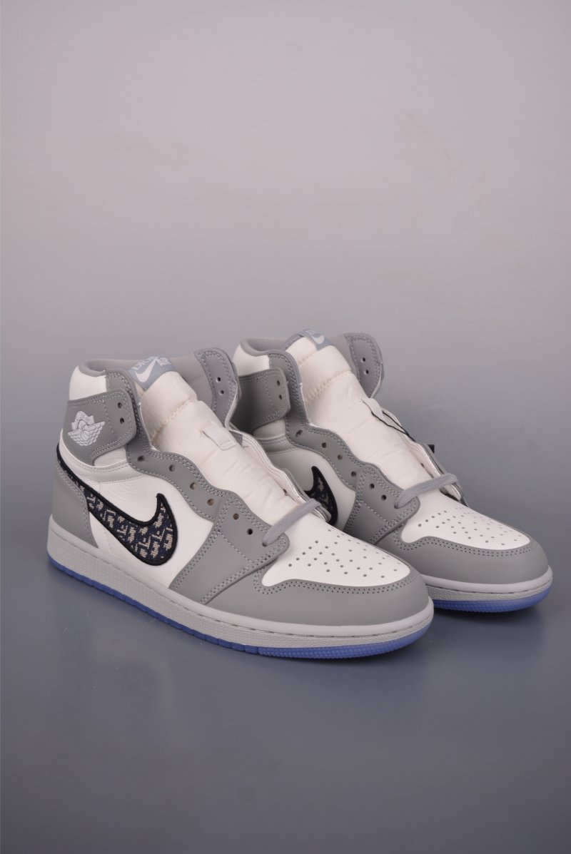Dior x Air Jordan 1 High OG 'Black / White / Grey'