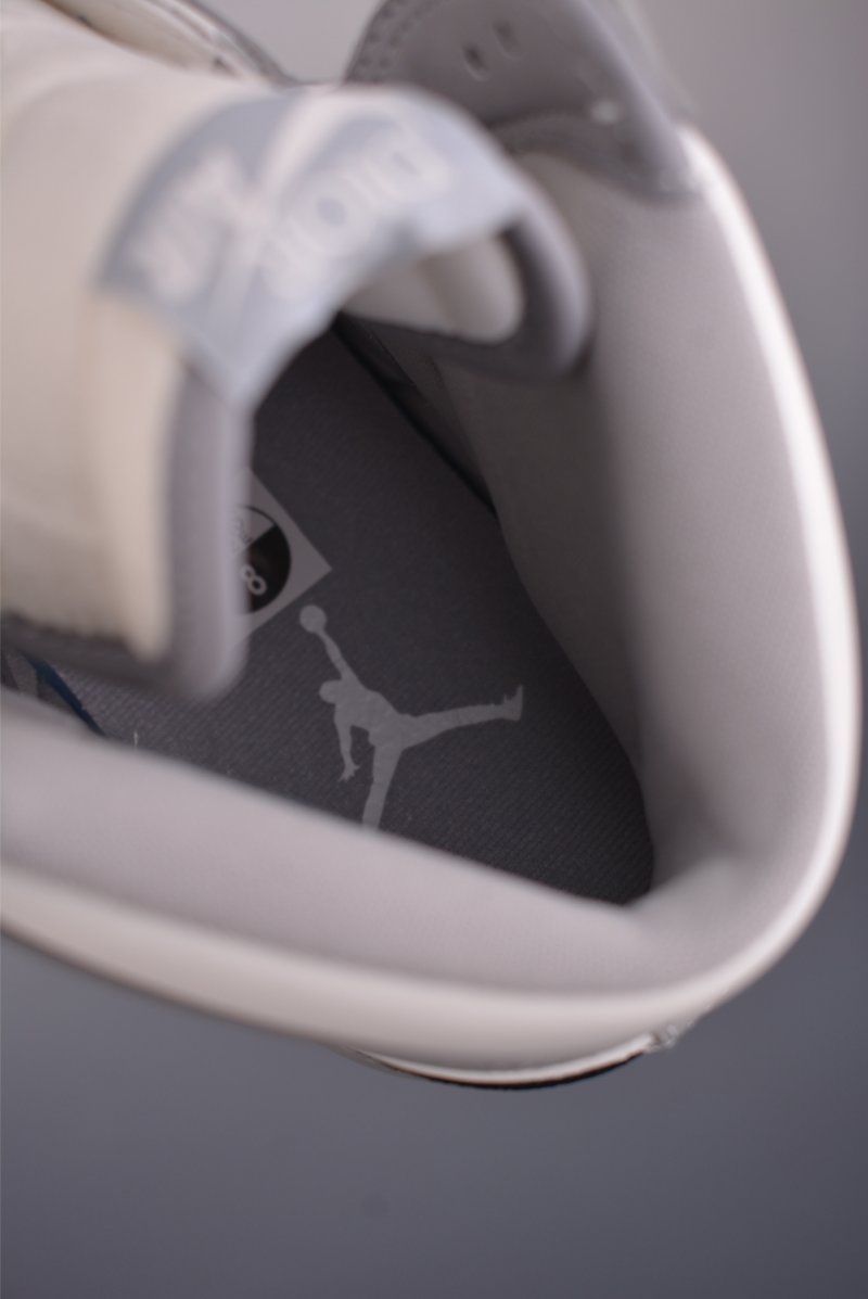 Dior x Air Jordan 1 High OG 'Black / White / Grey' view