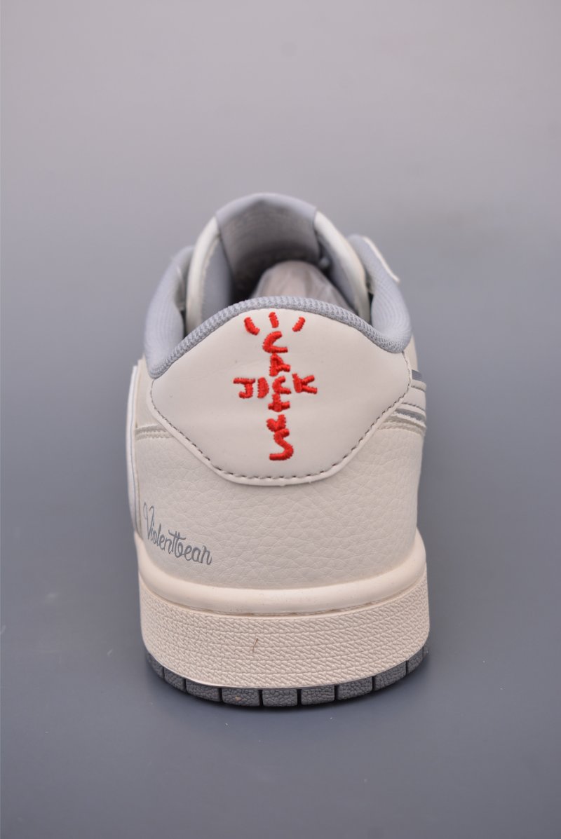 Fragment x Travis Scott x Air Jordan 1 Low 'Black / White / Blue' view
