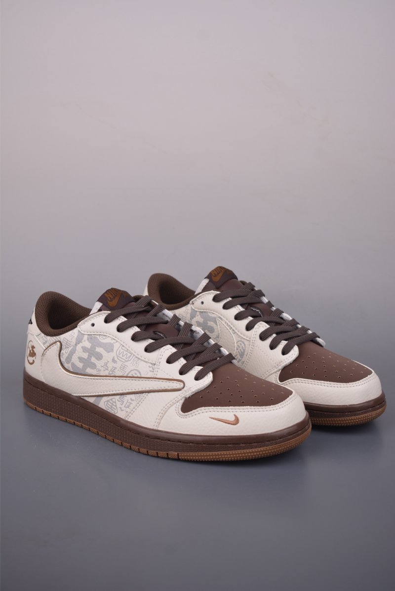 Fragment x Travis Scott x Air Jordan 1 Low 'Black / White / Blue'