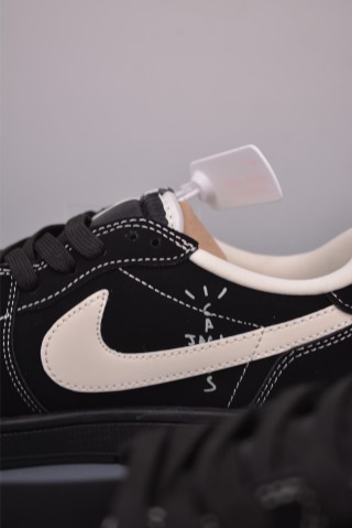 Fragment x Travis Scott x Dior x Air Jordan 1 Low 'Black / White / Blue' view 8