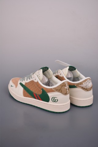 Air Jordan 1 Low 'Travis Scott x Fragment x Gucci' view 2