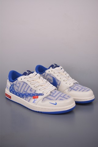 Air Jordan 1 Low 'Travis Scott x Fragment x LV' view 1