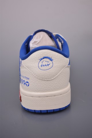 Air Jordan 1 Low 'Travis Scott x Fragment x LV' view 4