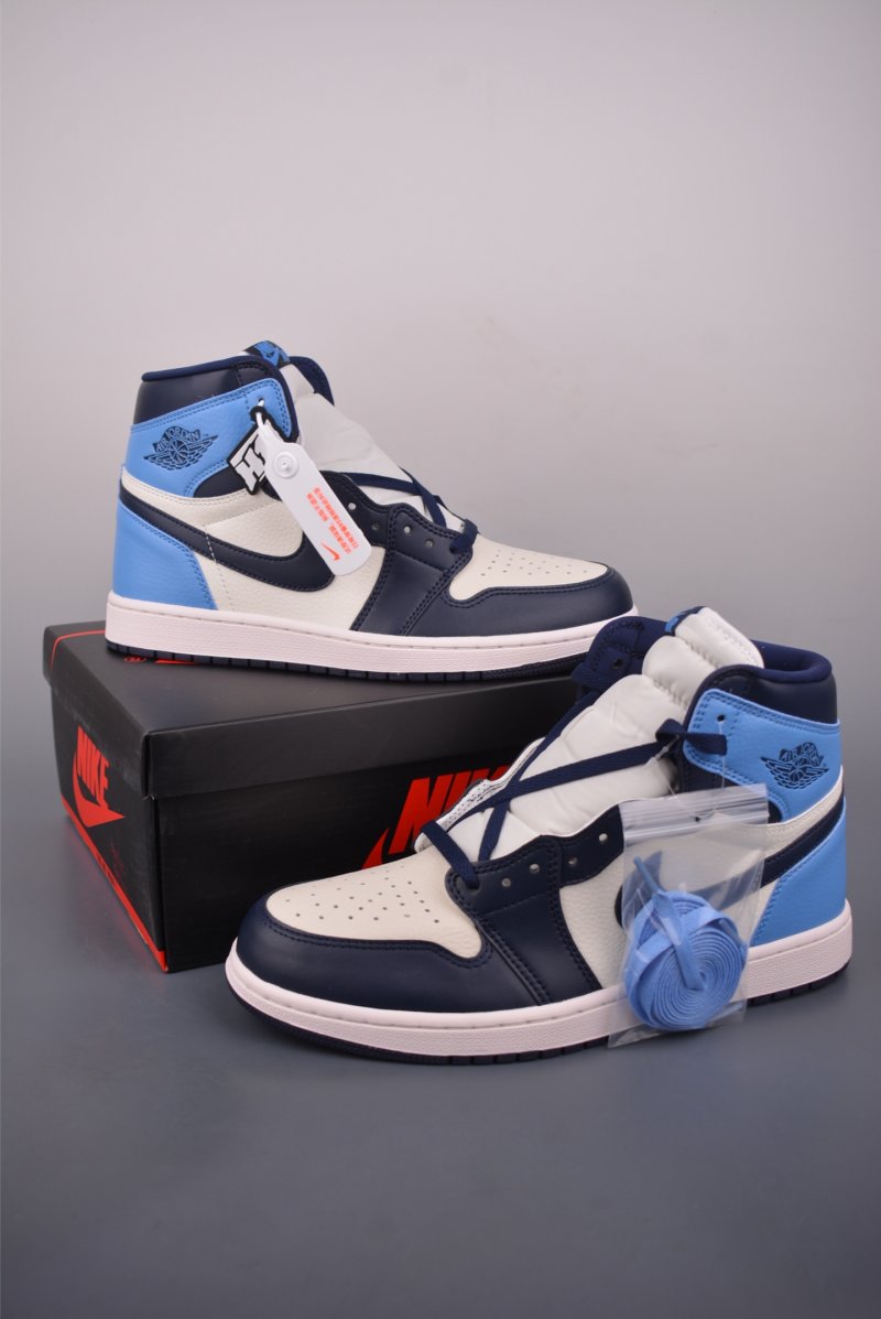 Air Jordan 1 High OG 'Black / White / Blue' view
