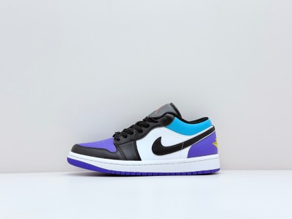 Air Jordan 1 Low 'Black / White / Purple' view 1