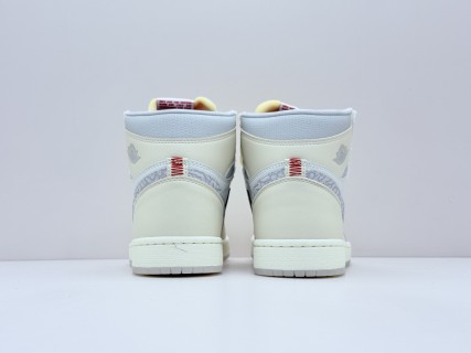 Air Jordan 1 Retro High OG 'White / Grey' view 12