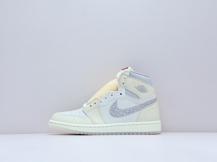 Air Jordan 1 Retro High OG 'White / Grey' view 4