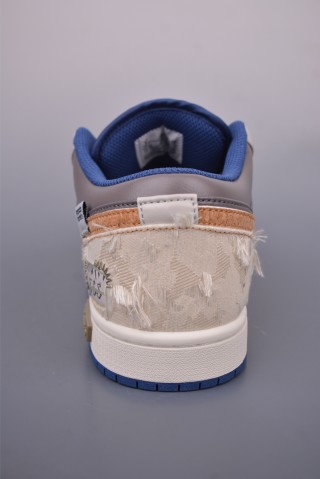 Air Jordan 1 'Brownstone Grey' view 4
