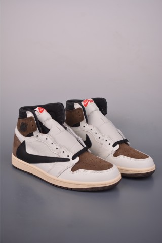 Travis Scott x Air Jordan 1 Retro High OG 'Cactus Jack' view 1