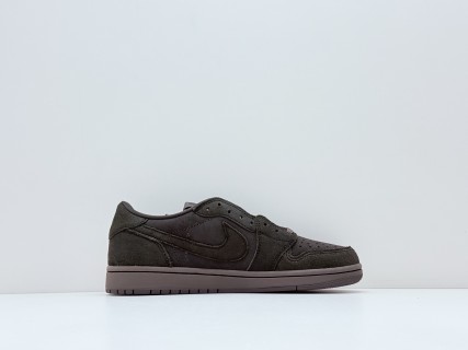 Travis Scott x Jordan Air Jordan 1 Low OG 'Velvet Brown' view 7