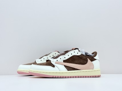 Travis Scott x Air Jordan 1 Low OG 'Dark Pony Pink' view 8