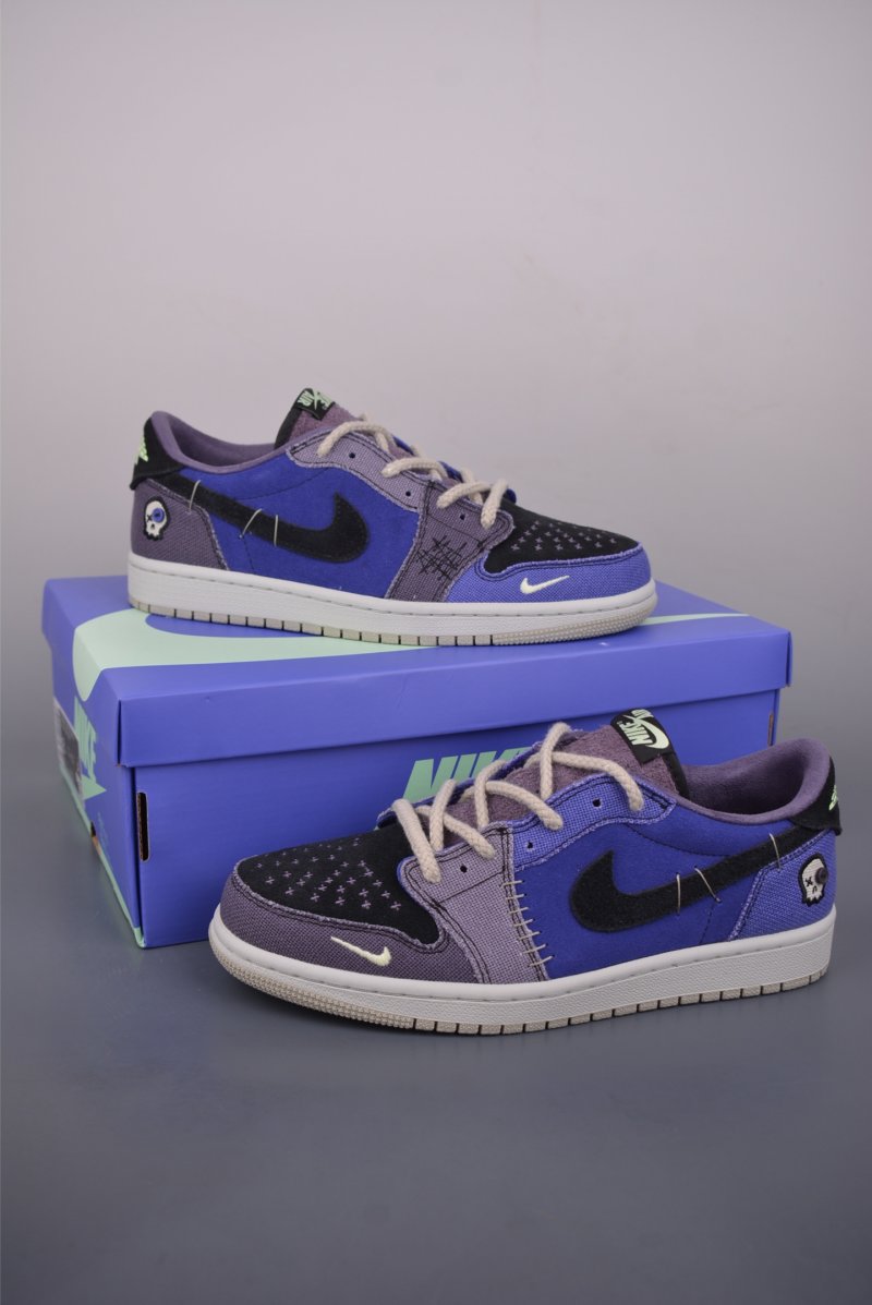 Zion Williamson x Air Jordan 1 Low OG 'Regency Purple' view