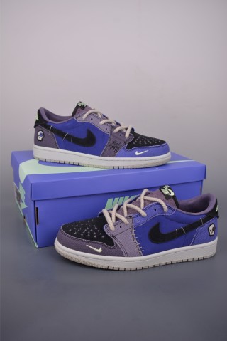Zion Williamson x Air Jordan 1 Low OG 'Regency Purple' view 5