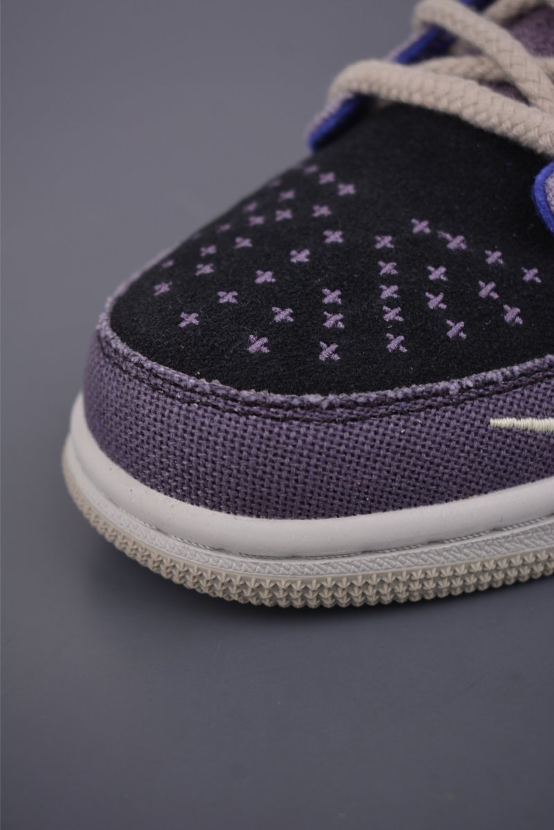 Zion Williamson x Air Jordan 1 Low OG 'Regency Purple' view