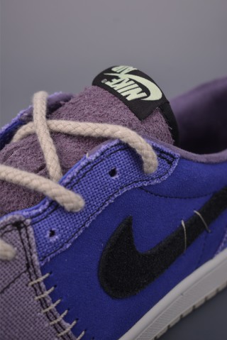 Zion Williamson x Air Jordan 1 Low OG 'Regency Purple' view 7