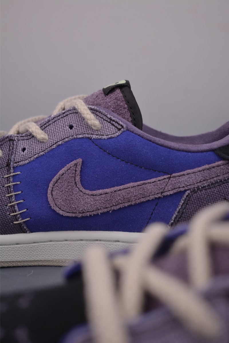 Zion Williamson x Air Jordan 1 Low OG 'Regency Purple' view