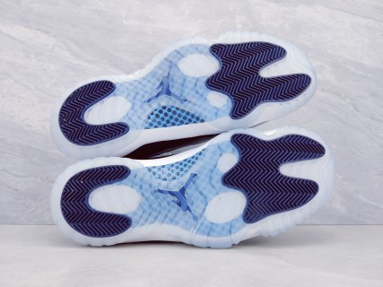 Air Jordan 11 Retro UNC Win Like 82 'White / Blue' view 9