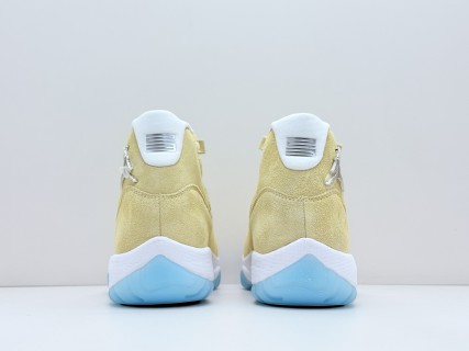 Air Jordan 11 High Rare Air 'White / Blue' view 12