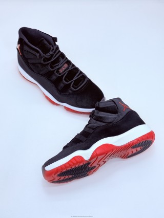 Air Jordan 11 High Rare Air 'Black / Red' view 2