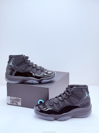 Air Jordan 11 High Rare Air 'Black / Blue'