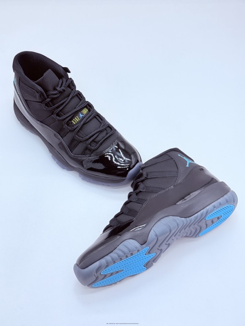 Air Jordan 11 High Rare Air 'Black / Blue' view
