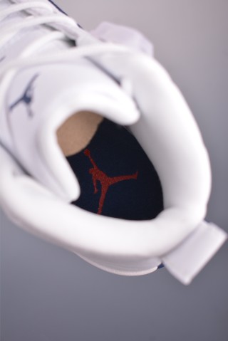 Air Jordan 12 'White / Blue' view 9