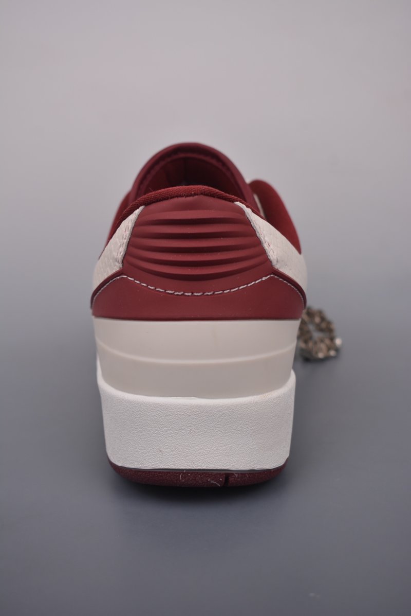 Air Jordan 2 Low Retro 'White / Orange' view