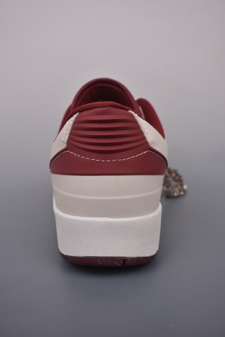 Air Jordan 2 Low Retro 'White / Orange' view 4
