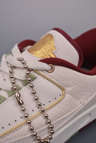 Air Jordan 2 Low Retro 'White / Orange' view 7