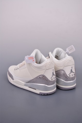 Air Jordan 3 Retro 'White / Grey' view 2