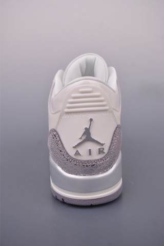 Air Jordan 3 Retro 'White / Grey' view 4