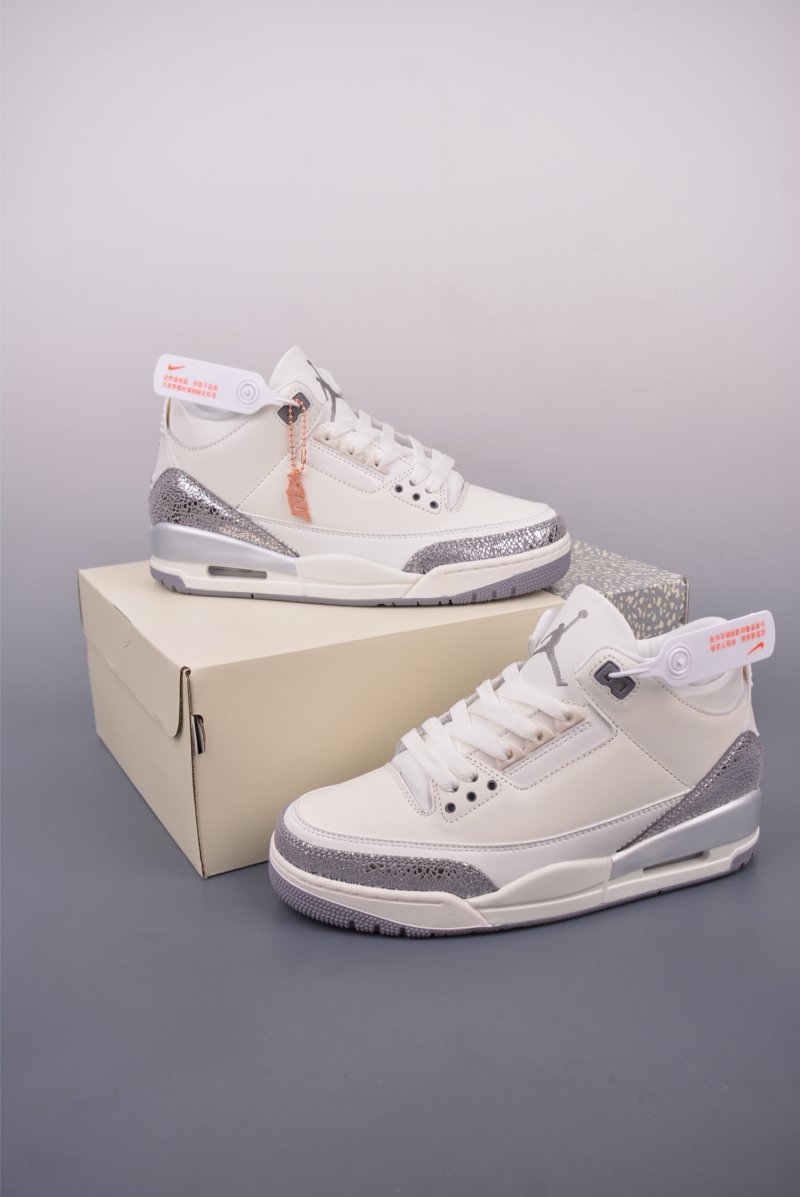 Air Jordan 3 Retro 'White / Grey' view