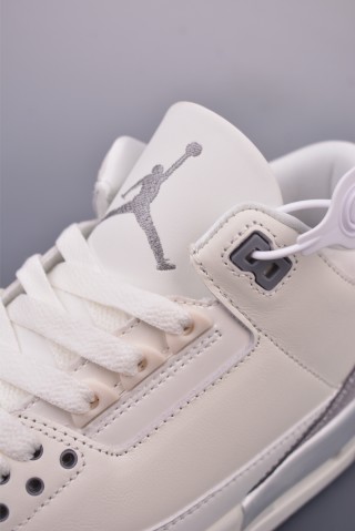 Air Jordan 3 Retro 'White / Grey' view 7