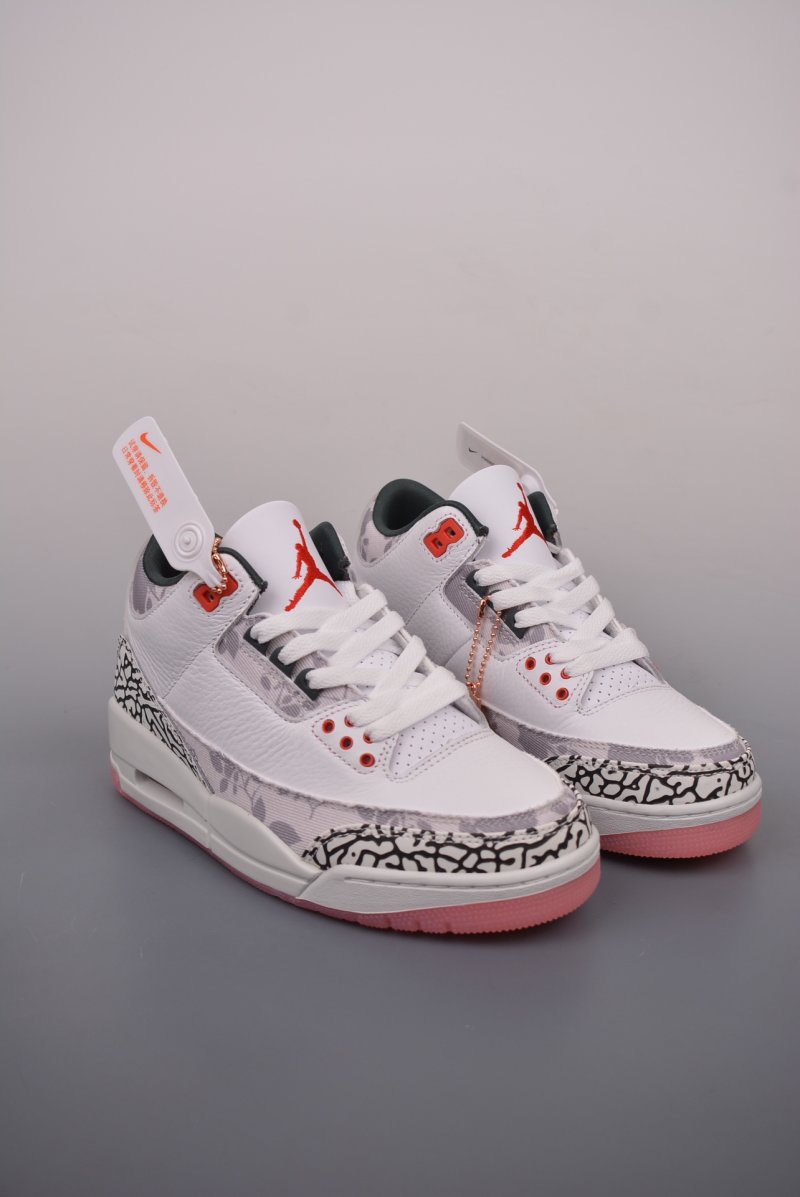 Air Jordan 3 Retro 'Grey / Beige / Pink'
