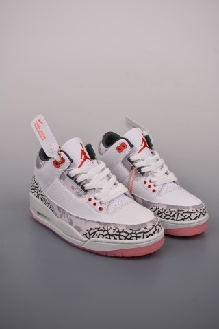 Air Jordan 3 Retro 'Grey / Beige / Pink' view 1