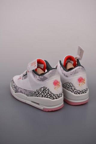 Air Jordan 3 Retro 'Grey / Beige / Pink' view 2