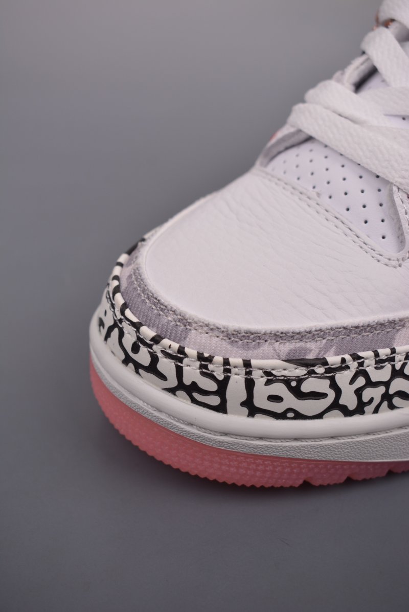 Air Jordan 3 Retro 'Grey / Beige / Pink' view