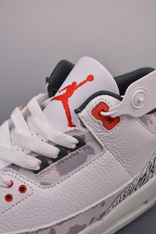 Air Jordan 3 Retro 'Grey / Beige / Pink' view 7