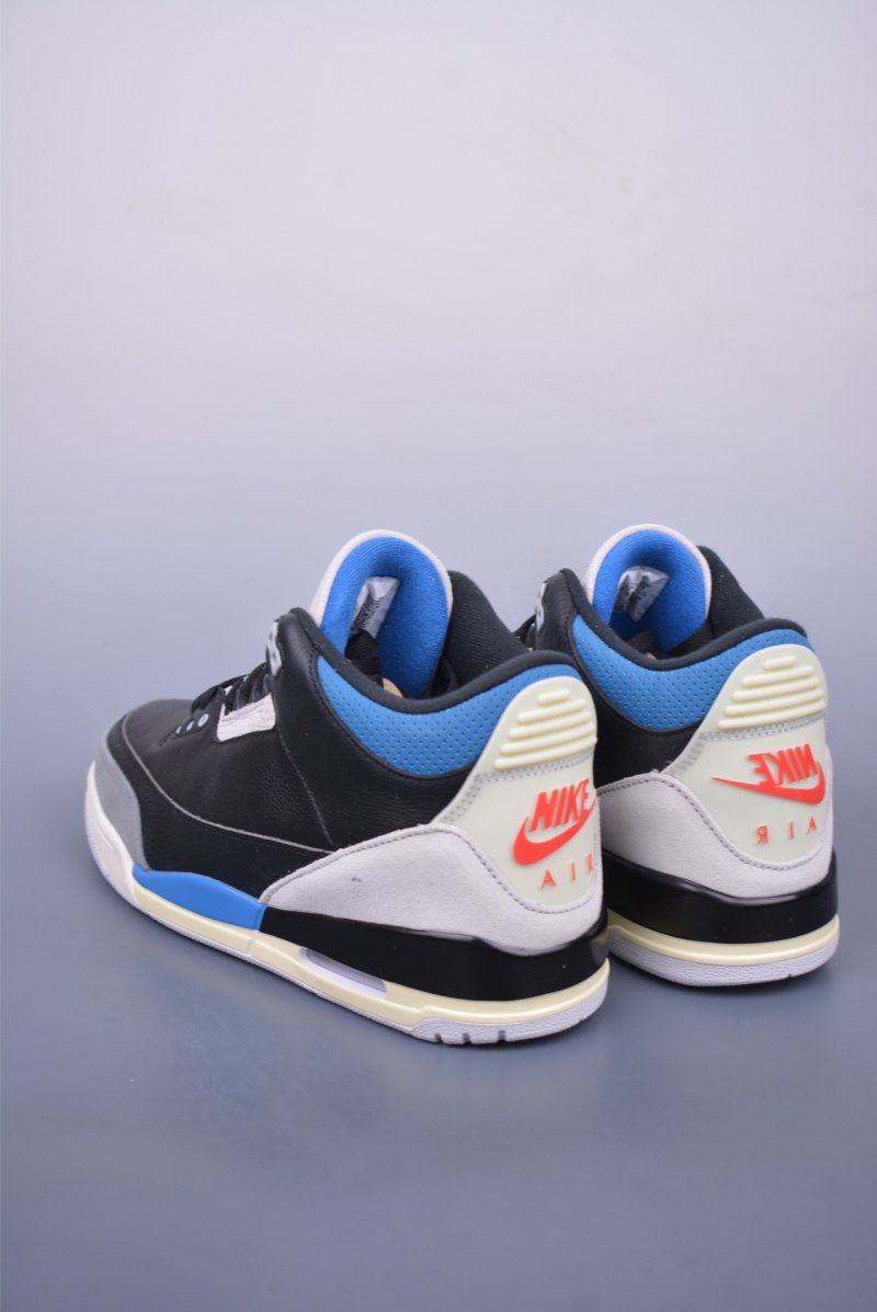Air Jordan 3 Retro 'Black / Grey / Blue' view