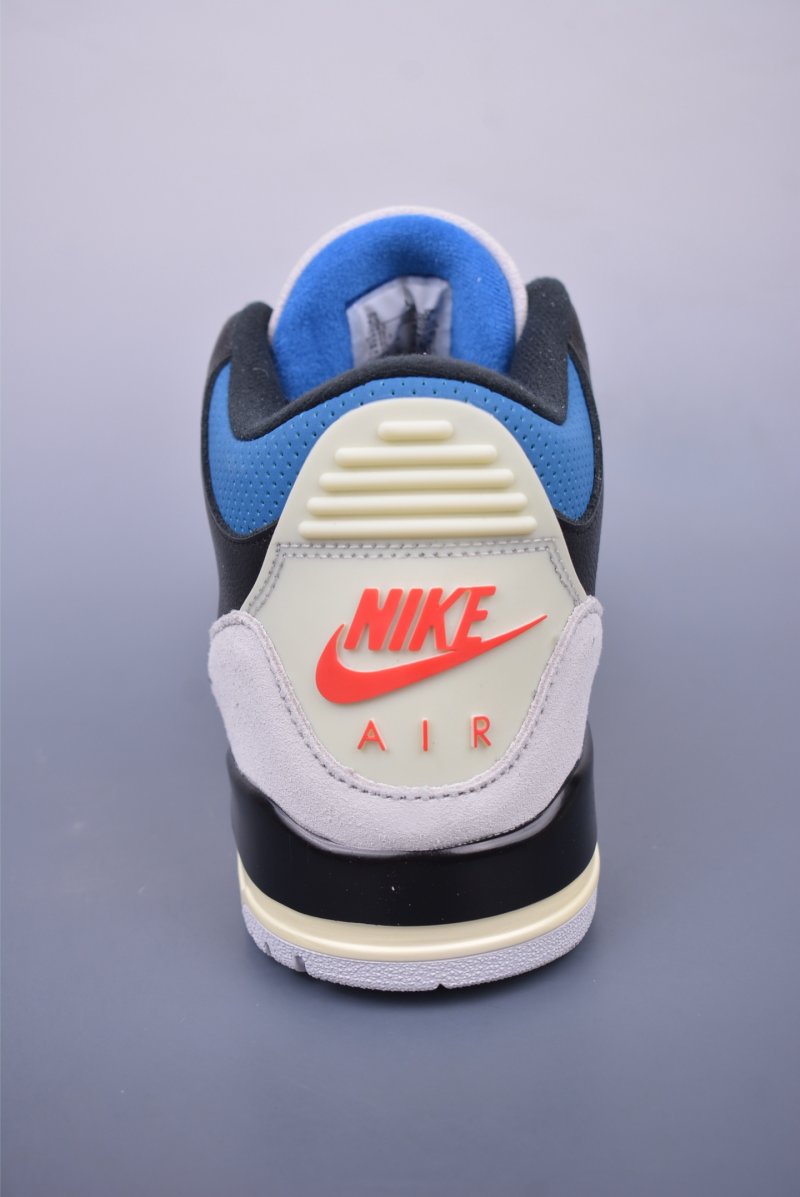 Air Jordan 3 Retro 'Black / Grey / Blue' view