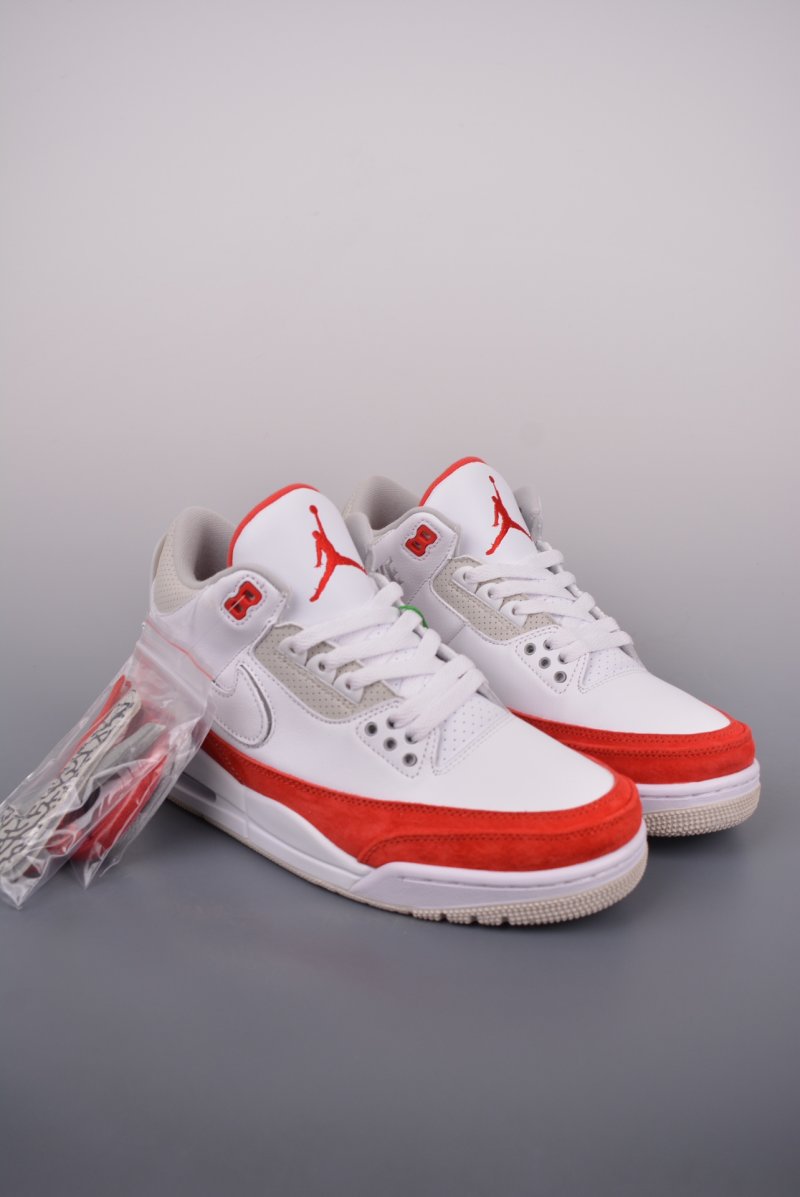 Air Jordan 3 Retro Low 'White / Red'