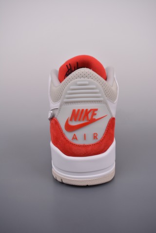 Air Jordan 3 Retro Low 'White / Red' view 4