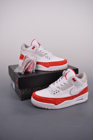 Air Jordan 3 Retro Low 'White / Red' view 5