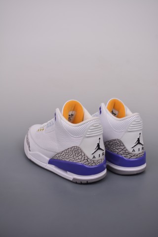 Air Jordan 3 Retro 'Lakers' view 2