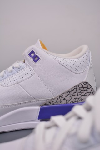 Air Jordan 3 Retro 'Lakers' view 8