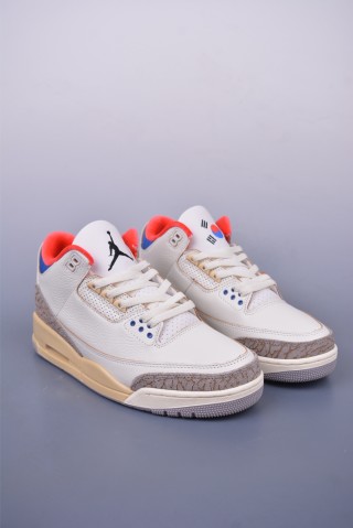 Air Jordan 3 Retro 'White / Red / Blue' view 1