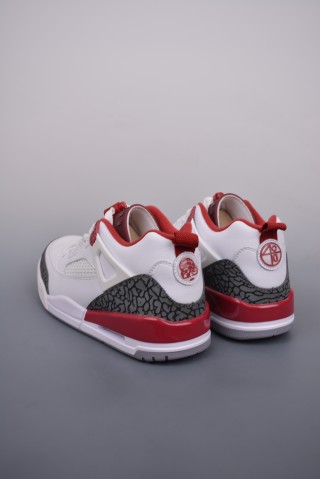 Jordan Spizike Low 'White / Red' view 2